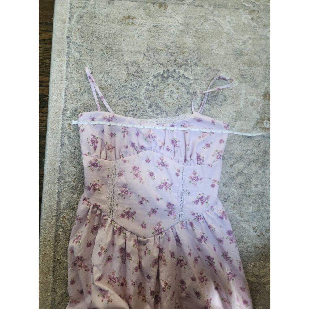 AEROPOSTALE Floral Mini Sun Dress Size xs - Picture 7 of 7